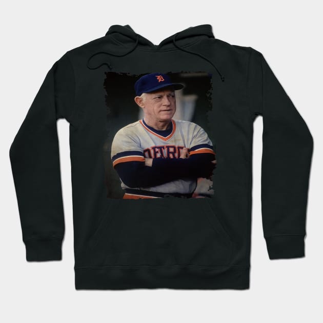 Sparky Anderson in Detroit Tigers Vintage #2 Hoodie by TiiAR MANEH99 